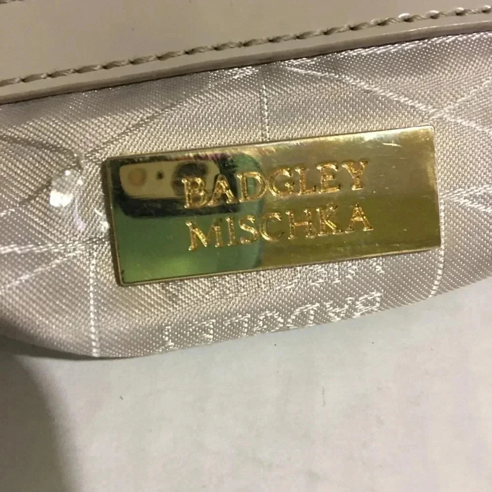 Badgley mischka leather crossbody handbag - Picture 6 of 8
